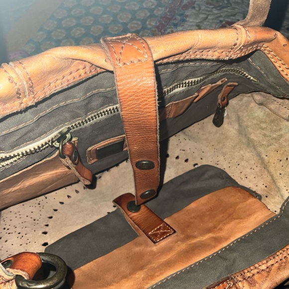 Campomaggi Brown Leather Tote with Vintage excellent condition - Picture 10 of 12